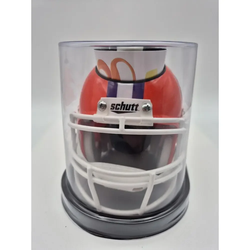 Schutt Clemson Tigers Football Mini Helmet Desk Caddy Brand New Sealed